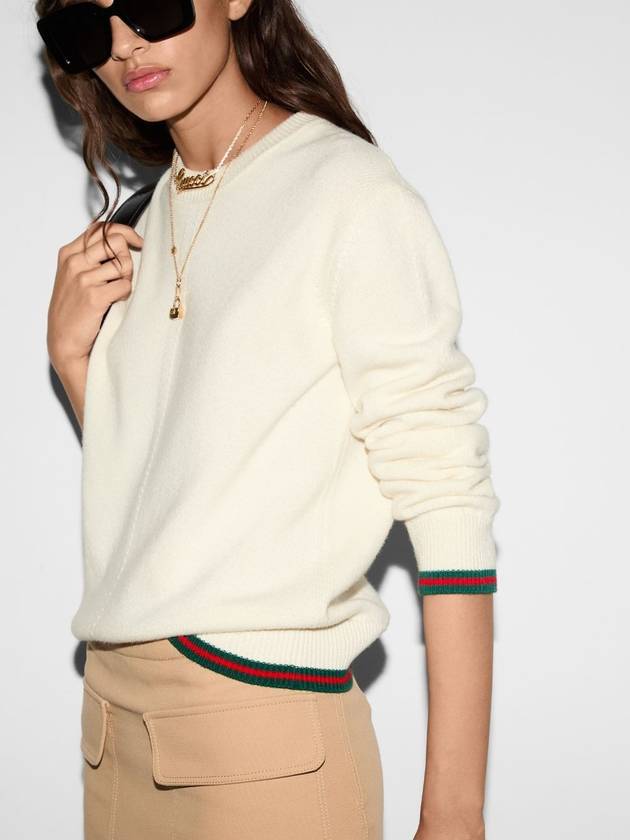 Gucci Sweaters White - GUCCI - BALAAN 5