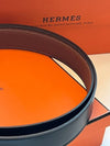 Gold H buckle reversible belt H073967CA - HERMES - BALAAN 3