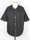 LV Baseball Short Sleeve Denim M - LOUIS VUITTON - BALAAN 2