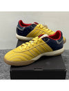 Samba Suede Low Top Sneakers Navy Yellow - ADIDAS - BALAAN 7