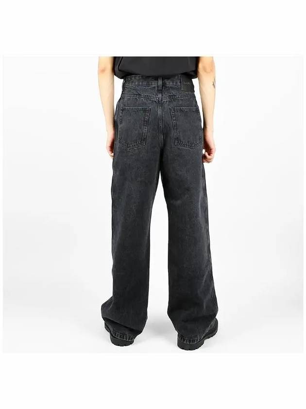 Anagram Baggy Jeans Black - LOEWE - BALAAN 5