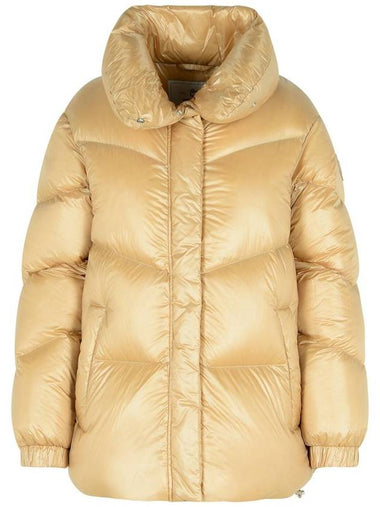 Woolrich 'Aliquippa' Beige Polyamide Down Jacket - WOOLRICH - BALAAN 1