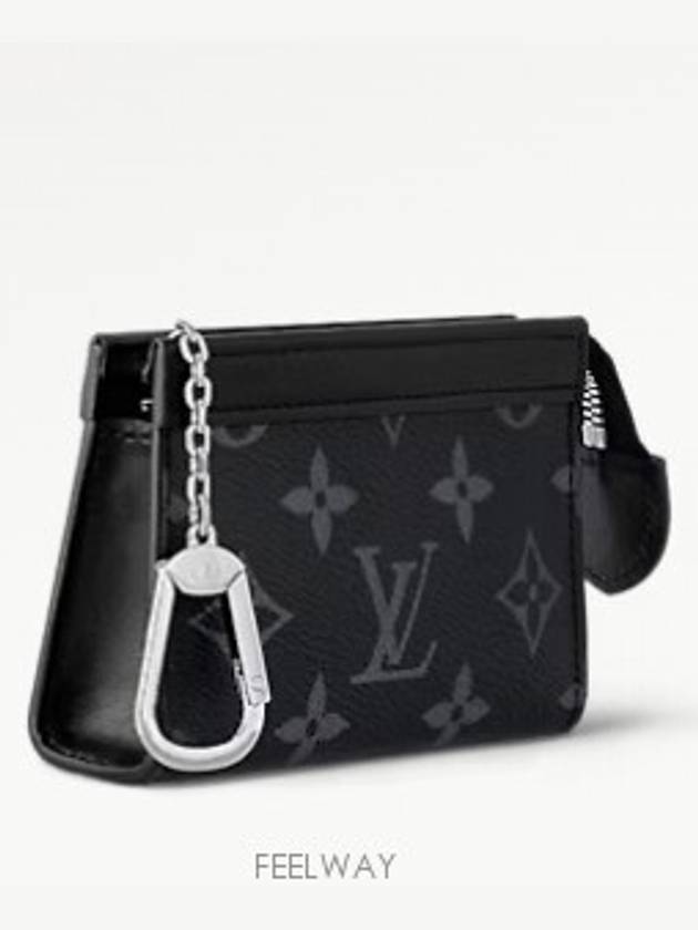 Voyage Key Pouch Black - LOUIS VUITTON - BALAAN 3