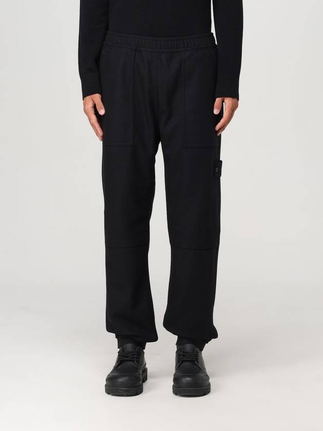 Ghost Regular Track Pants Black - STONE ISLAND - BALAAN 2