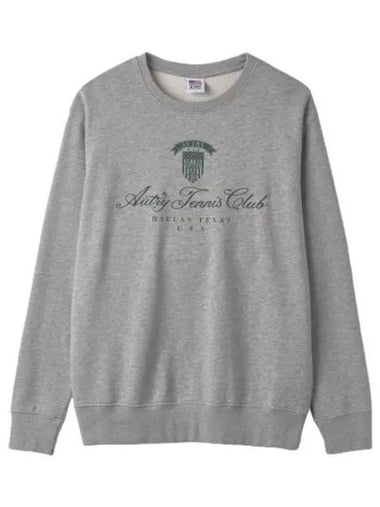 Tennis Club Sweatshirt Gray - AUTRY - BALAAN 1