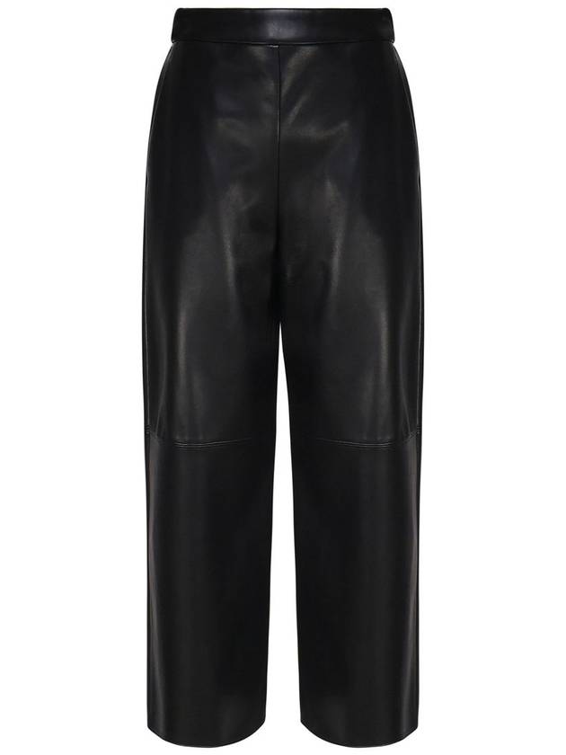 Women s Luciana Fake Leather Pants 2429786031600 001 Black BPG - S MAX MARA - BALAAN 1