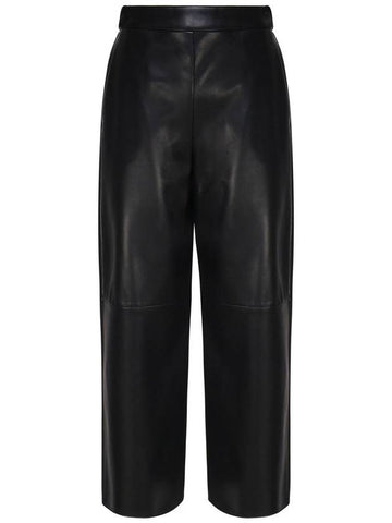 Women s Luciana Fake Leather Pants 2429786031600 001 Black BPG - S MAX MARA - BALAAN 1