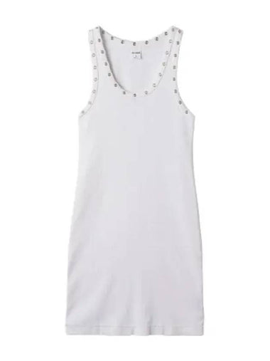 Eyelet Tank Dress White 08111WTNKDRSWH One Piece - RE/DONE - BALAAN 1