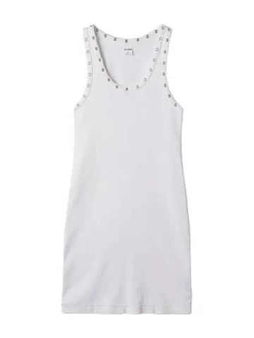 Eyelet Tank Dress White One Piece - RE/DONE - BALAAN 1