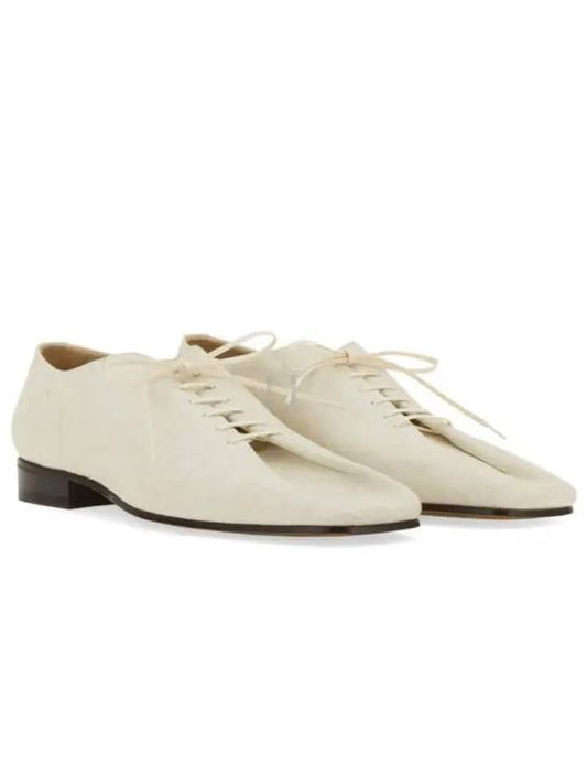 Leather Flat Derby White - LEMAIRE - BALAAN 2