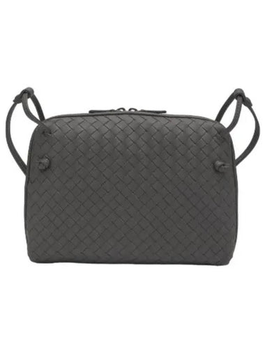 Intrecciato Nodini cross bag light gray - BOTTEGA VENETA - BALAAN 1