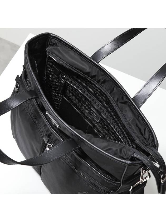 Re-Nylon Saffiano Tote Bag Black - PRADA - BALAAN 5