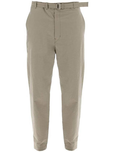 Training Jogger Straight Pants Khaki - LEMAIRE - BALAAN 1