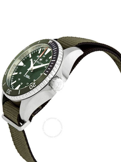 Hamilton Khaki Navy Automatic Green Dial Sprite Bezel Men's Watch H82375961 - HAMILTON - BALAAN 2