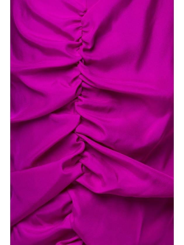 'Midori' One-Shoulder Mini Hot Pink Dress With Cut-Out Detail In Silk Woman Gauge81 - GAUGE81 - BALAAN 3