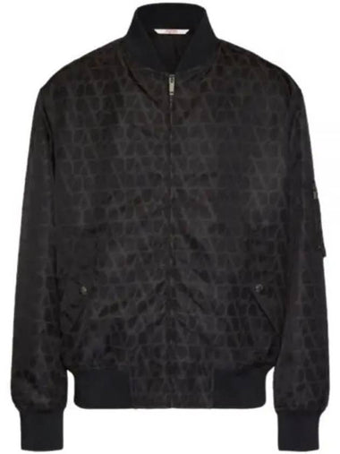 Toile Iconographe Bomber Jacket Brown - VALENTINO - BALAAN 1