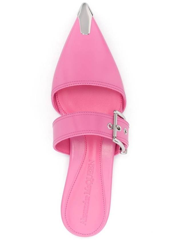 Punk Stud Toe Flat Mules Pink - ALEXANDER MCQUEEN - BALAAN 3