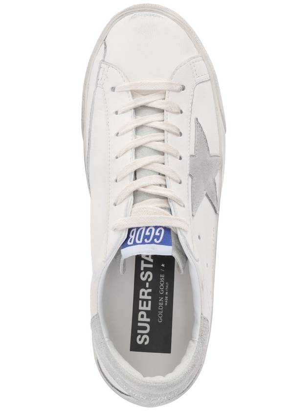 Super Star Suede Leather Low Top Sneaker White - GOLDEN GOOSE - BALAAN 6