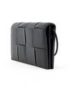 Intrecchio Strap Mini Cross Bag Black - BOTTEGA VENETA - BALAAN 5