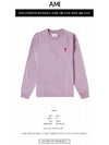 Small Heart Logo Long Sleeve T-Shirt Parma - AMI - BALAAN 3