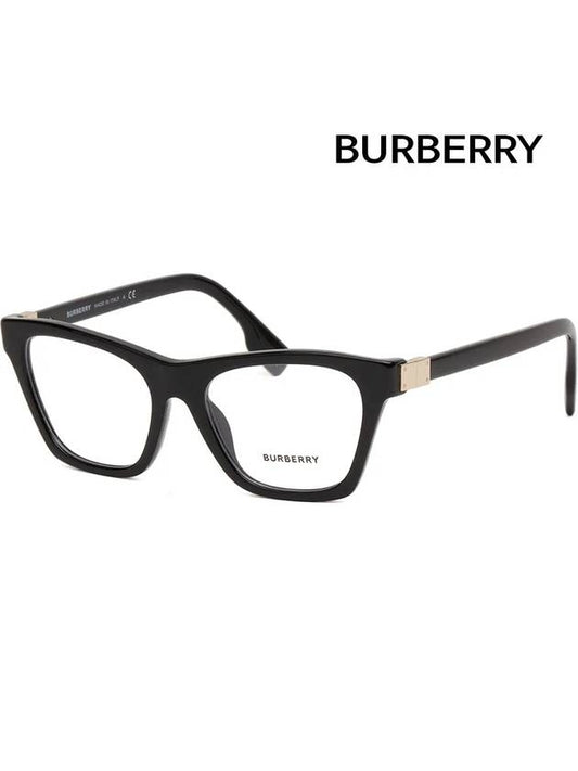 Eyewear Demo Square Eyeglasses Black - BURBERRY - BALAAN 2