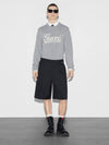 Web wool blend shorts black - GUCCI - BALAAN 3