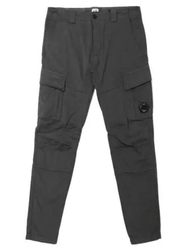 Stretch satin cargo pants ergonomic fit - CP COMPANY - BALAAN 1