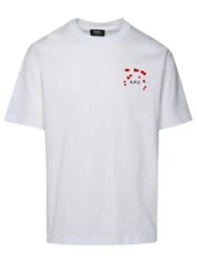 Heart Logo Cotton Short Sleeve T-Shirt White - A.P.C. - BALAAN 2