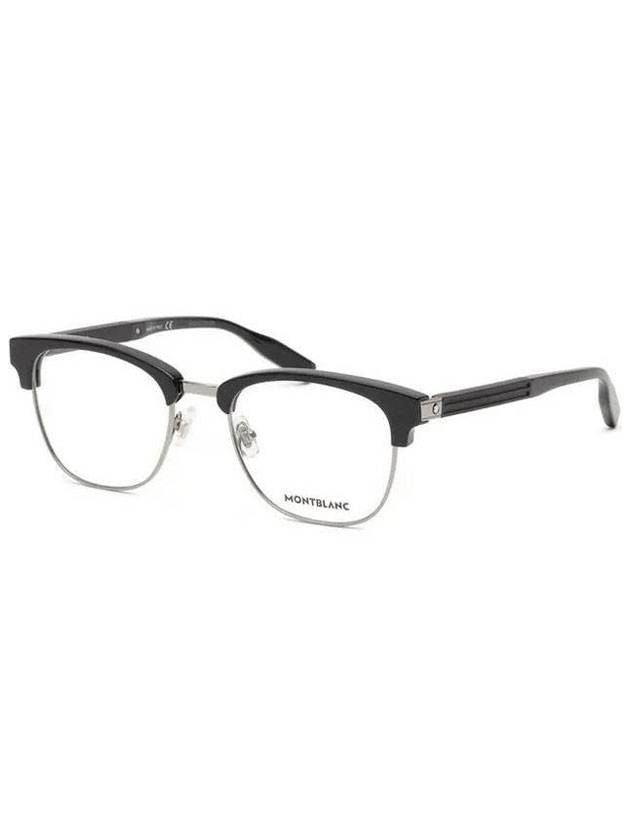 Eyewear High-Rim Semi-Rim Glasses Black - MONTBLANC - BALAAN.