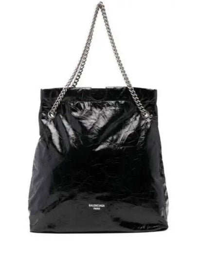 Crush Medium Tote Bag Black - BALENCIAGA - BALAAN 2