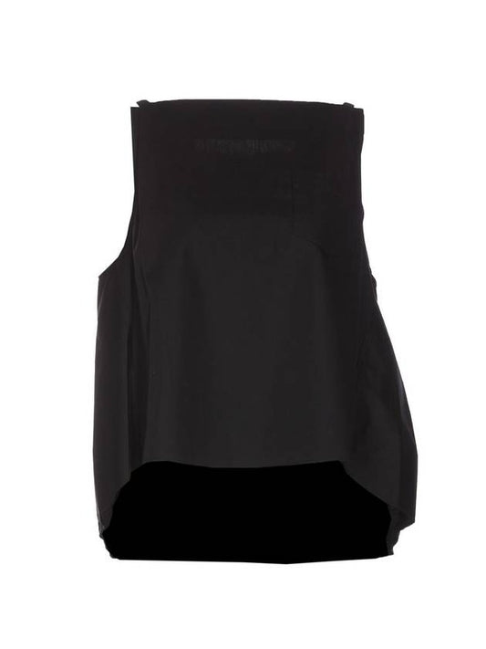 Poplin Camisole Blouse Black - SACAI - BALAAN 1