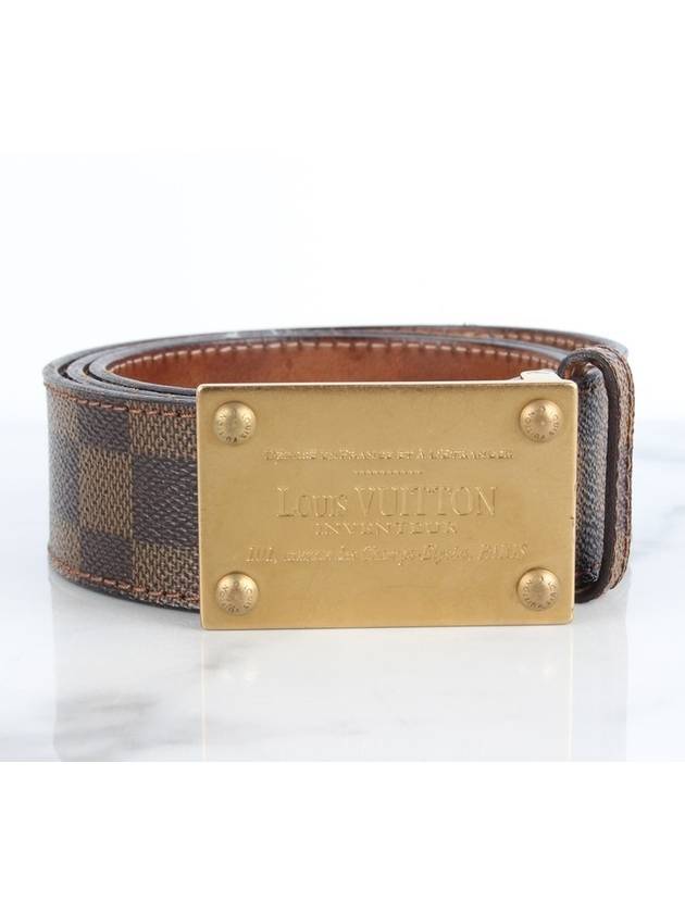 Damier gold men s belt - LOUIS VUITTON - BALAAN 2