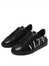 Open Low Top Sneakers Black - VALENTINO - BALAAN 2