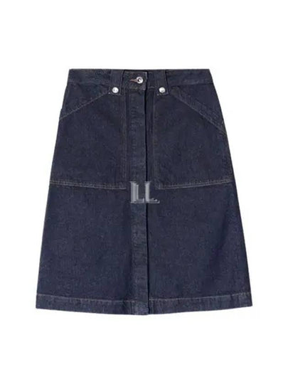 Jupe Annie Denim A-Line Skirt Indigo - A.P.C. - BALAAN 2