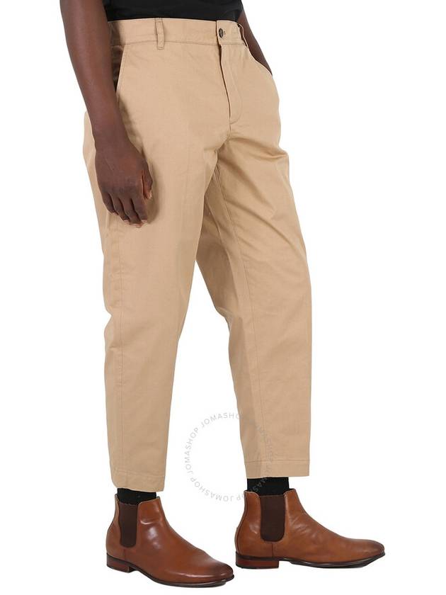 Maison Kitsune Men's Beige Straight-Leg Tailored Trousers, Brand Size 44 (Waist Size 29") - MAISON KITSUNE - BALAAN 2