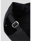 Small heart logo ball cap black - AMI - BALAAN 4