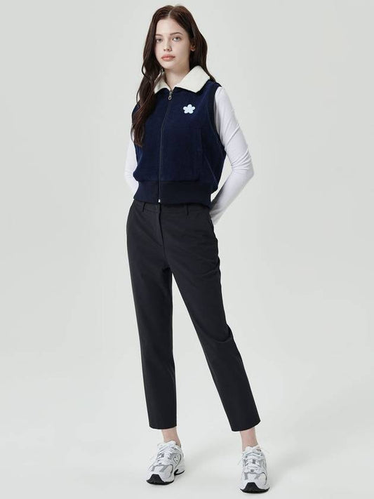 Heart Logo Women Fit Slacks Black - GOXO - BALAAN 1