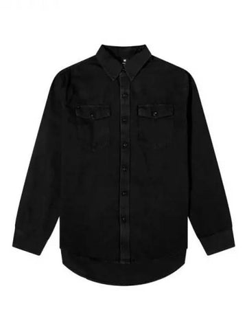 Chest flap pocket denim shirt 271092 - WARDROBE.NYC - BALAAN 1