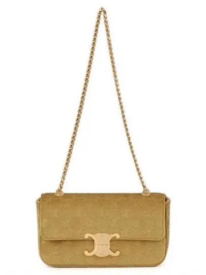 Triomphe Claude Chain Shoulder Bag Yellow - CELINE - BALAAN 2