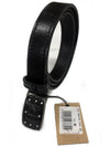 Men's Metal Buckle Leather Belt Black - DSQUARED2 - BALAAN 2