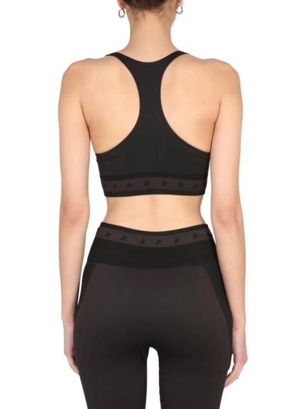 Laceback Bra Top Black - GOLDEN GOOSE - BALAAN 4