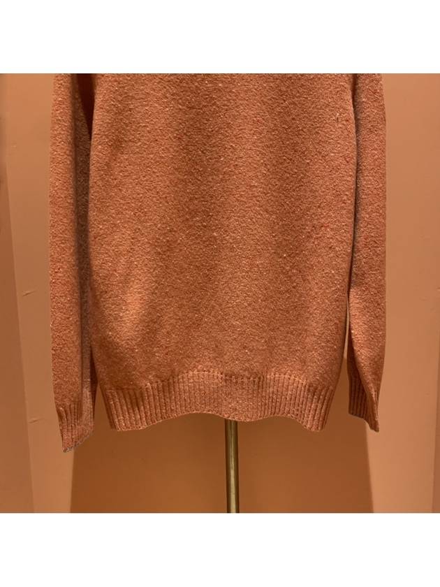 crew neck knit top orange - BRUNELLO CUCINELLI - BALAAN 4