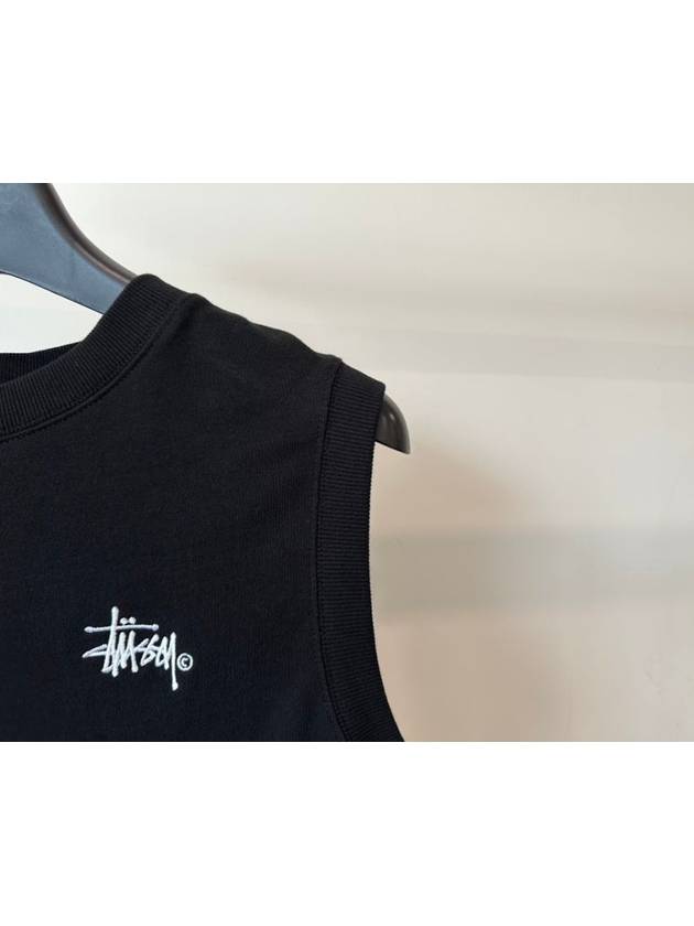 AU Australian Graffiti Vest ST1L0485 Black WOMENS - STUSSY - BALAAN 3