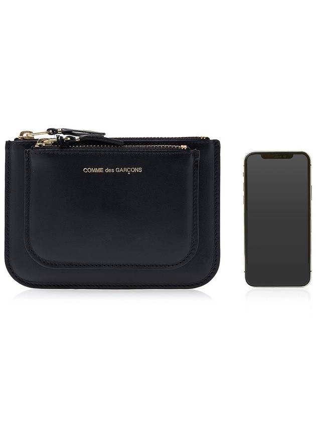 Double pocket clutch SA5100OP BLACK - COMME DES GARCONS - BALAAN 6