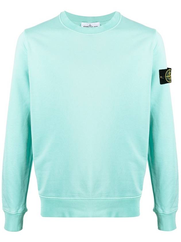 Men's Wappen Patch Sweatshirt Mint - STONE ISLAND - BALAAN 1