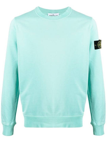 Wappen Patch Sweatshirt Mint - STONE ISLAND - BALAAN 1