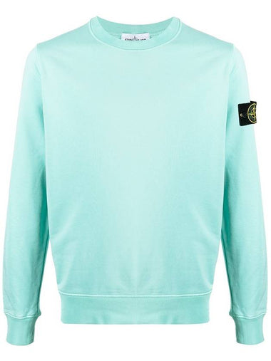 Men's Wappen Patch Sweatshirt Mint - STONE ISLAND - BALAAN 1