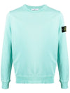 Men's Wappen Patch Sweatshirt Mint - STONE ISLAND - BALAAN 1