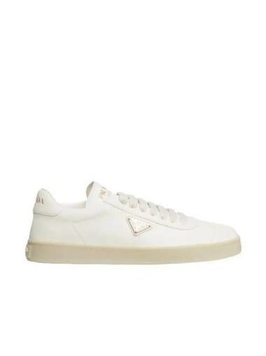 Leather Low Top Sneakers White - PRADA - BALAAN 1