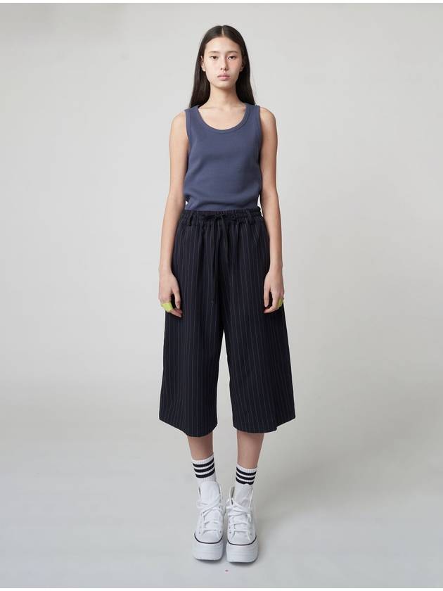 Ribbed Sleeveless Dark Blue - ATHPLATFORM - BALAAN 6